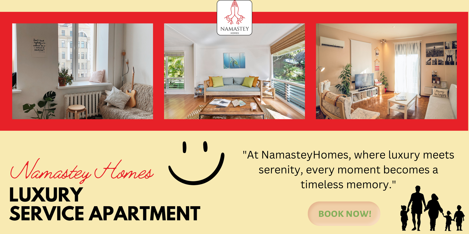 ACCOMODATION luxury service apartments by namastey homes
