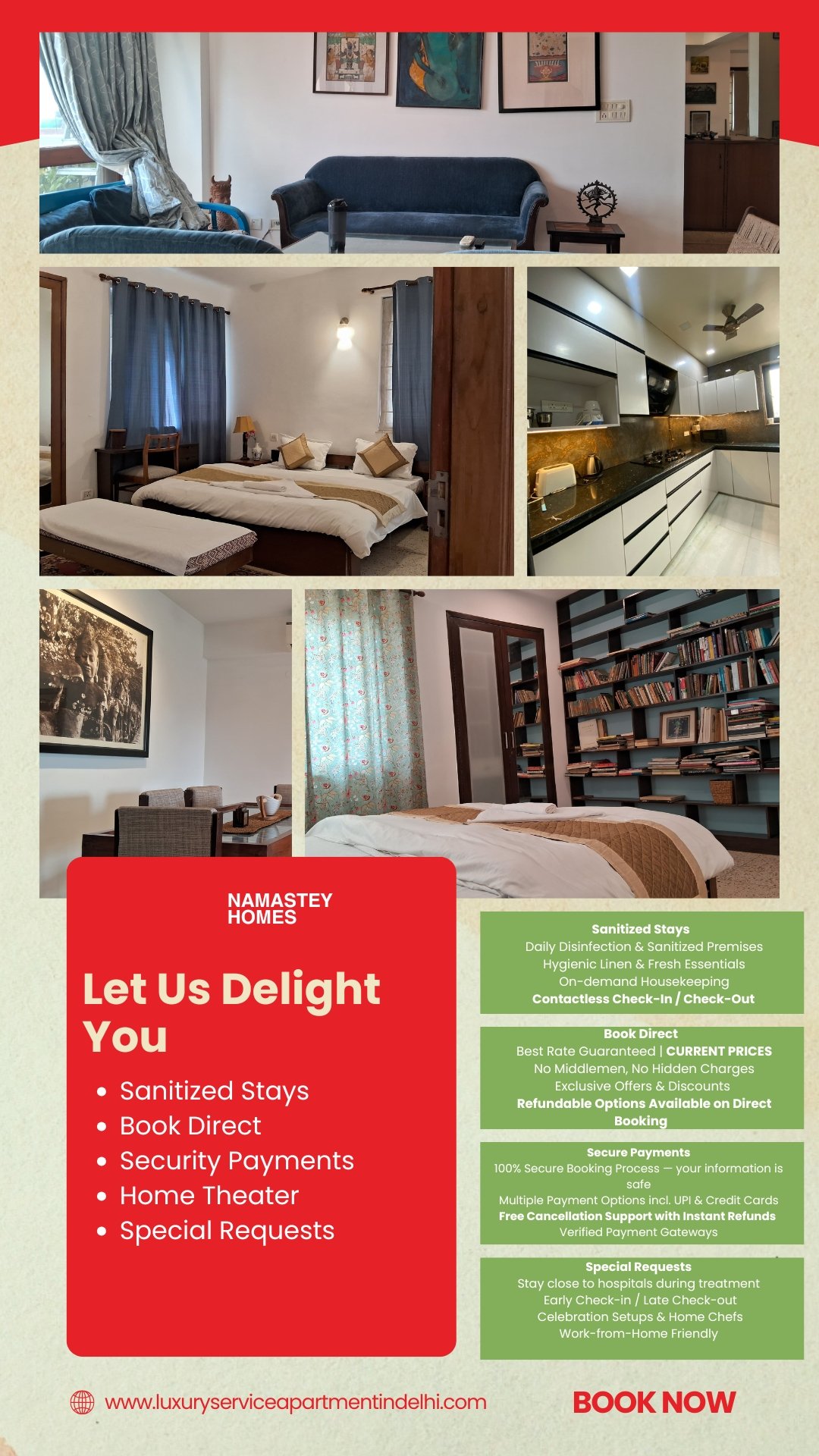 Namastey homes infographics Namastey homes infographics